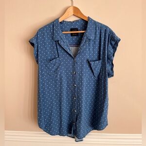 JACHS GIRLFRIEND Button Front Blouse size XXL